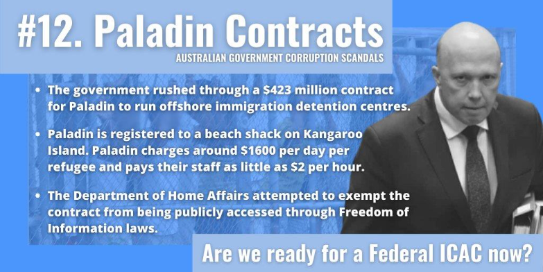 Paladin Contracts - Peter Dutton