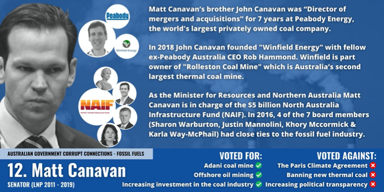 Matt Canavan - That brother again